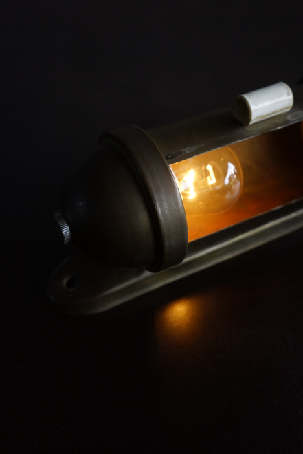 SOLD > romania brass tube light
