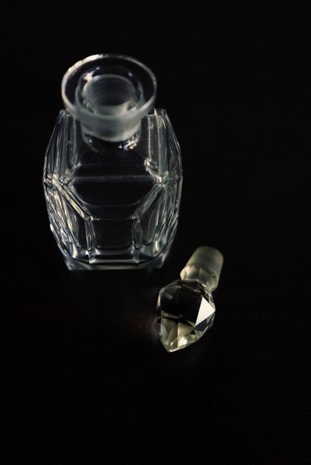 glass perfume bottle