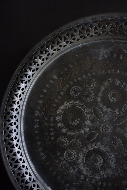brass openwork plate